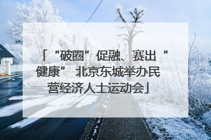 “破圈”促融、赛出“健康” 北京东城举办民营经济人士运动会