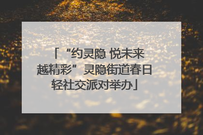“约灵隐 悦未来 越精彩”灵隐街道春日轻社交派对举办