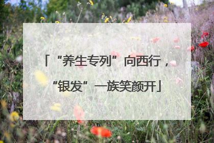 “养生专列”向西行，“银发”一族笑颜开