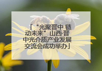 “光聚晋中 链动未来”山西·晋中光介质产业发展交流会成功举办