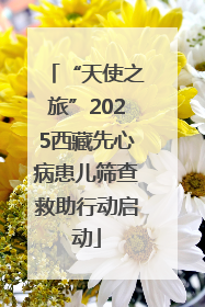 “天使之旅”2025西藏先心病患儿筛查救助行动启动