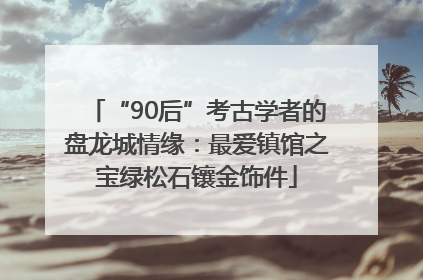 “90后”考古学者的盘龙城情缘：最爱镇馆之宝绿松石镶金饰件