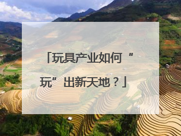 玩具产业如何“玩”出新天地？