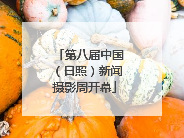 第八届中国（日照）新闻摄影周开幕
