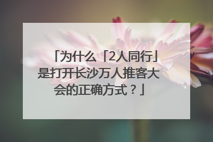 为什么「2人同行」是打开长沙万人推客大会的正确方式？