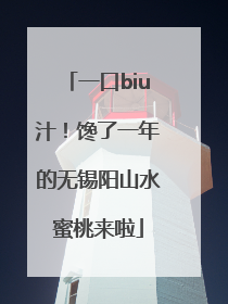 一口biu汁！馋了一年的无锡阳山水蜜桃来啦