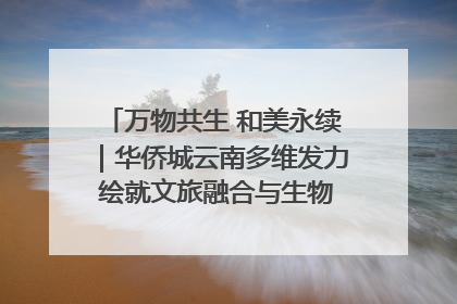 万物共生 和美永续｜华侨城云南多维发力 绘就文旅融合与生物多样性保护新图景