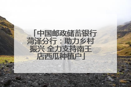 中国邮政储蓄银行菏泽分行：助力乡村振兴 全力支持南王店西瓜种植户