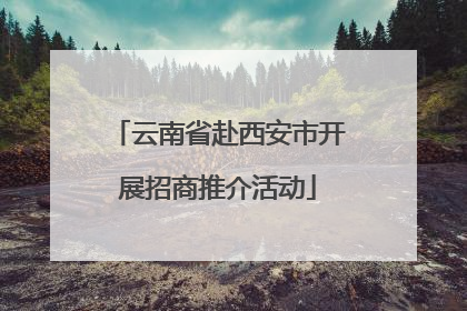 云南省赴西安市开展招商推介活动