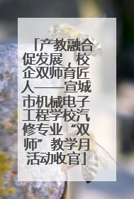 产教融合促发展，校企双师育匠人——宣城市机械电子工程学校汽修专业“双师”教学月活动收官