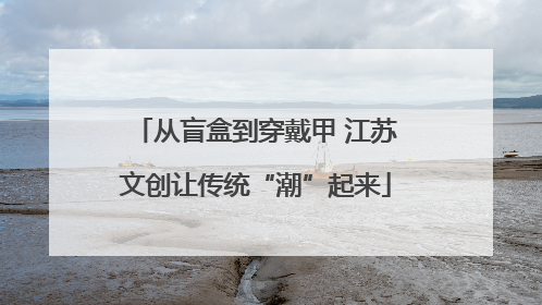 从盲盒到穿戴甲 江苏文创让传统“潮”起来