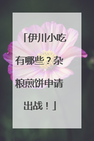 伊川小吃有哪些？杂粮煎饼申请出战！
