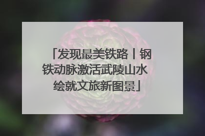 发现最美铁路丨钢铁动脉激活武陵山水 绘就文旅新图景