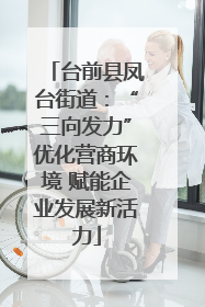 台前县凤台街道：“三向发力”优化营商环境 赋能企业发展新活力