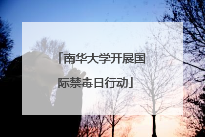 南华大学开展国际禁毒日行动