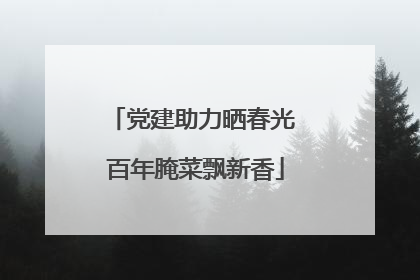 党建助力晒春光 百年腌菜飘新香