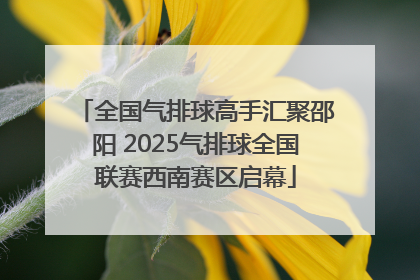 全国气排球高手汇聚邵阳 2025气排球全国联赛西南赛区启幕