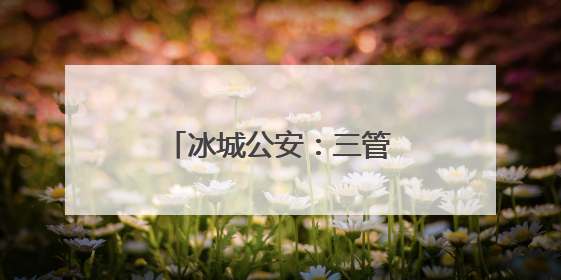 冰城公安：三管齐下让夜市“烟火气”有味更有序