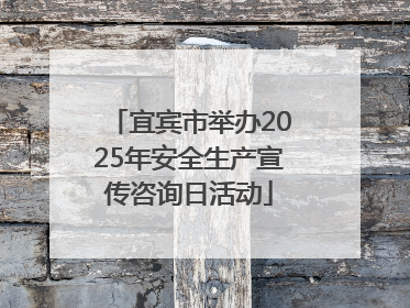 宜宾市举办2025年安全生产宣传咨询日活动
