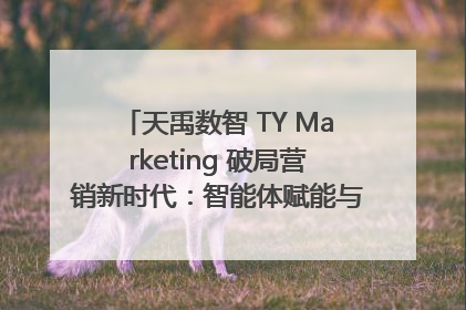 天禹数智 TY Marketing 破局营销新时代：智能体赋能与人才培育双轮驱动