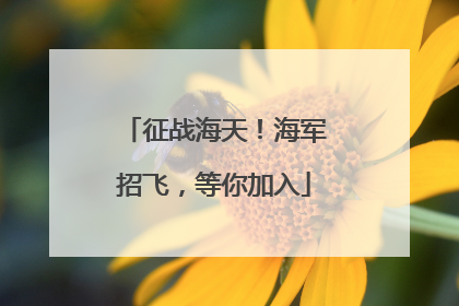 征战海天！海军招飞，等你加入