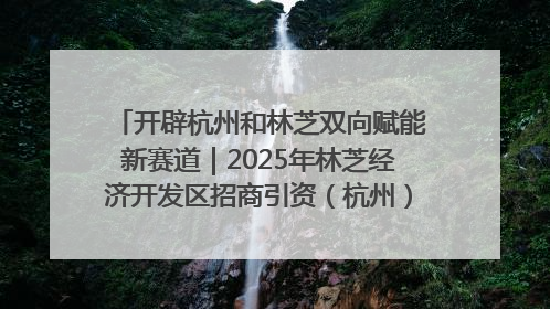 开辟杭州和林芝双向赋能新赛道｜2025年林芝经济开发区招商引资（杭州）推介展销活动在杭举办