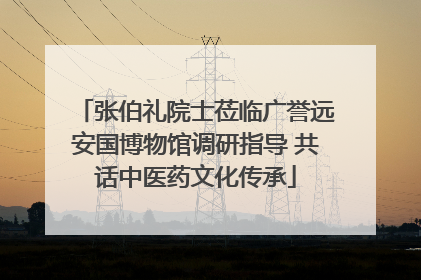 张伯礼院士莅临广誉远安国博物馆调研指导 共话中医药文化传承