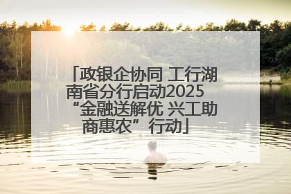 政银企协同 工行湖南省分行启动2025“金融送解优 兴工助商惠农”行动