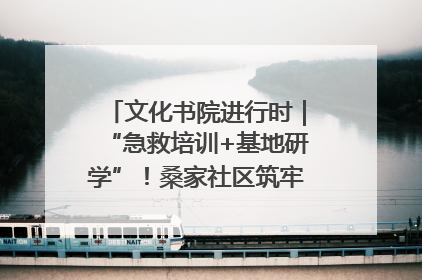 文化书院进行时｜“急救培训+基地研学”！桑家社区筑牢居民健康防线