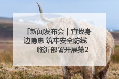 新闻发布会｜查找身边隐患 筑牢安全防线——临沂部署开展第24个安全生产月活动