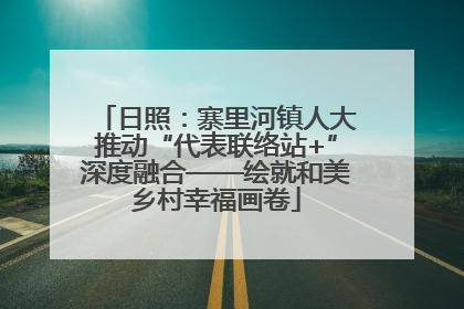 日照：寨里河镇人大推动“代表联络站+”深度融合——绘就和美乡村幸福画卷