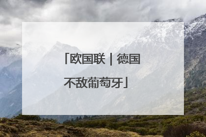 欧国联｜德国不敌葡萄牙