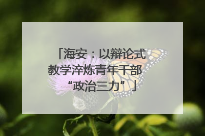 海安：以辩论式教学淬炼青年干部“政治三力”