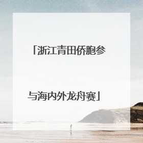浙江青田侨胞参与海内外龙舟赛
