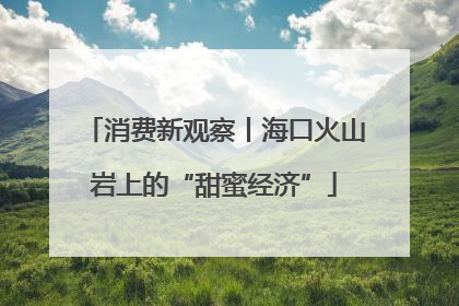 消费新观察丨海口火山岩上的“甜蜜经济”
