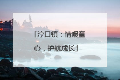 淳口镇：情暖童心，护航成长