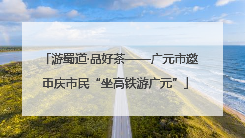 游蜀道·品好茶——广元市邀重庆市民“坐高铁游广元”