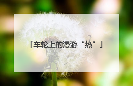车轮上的漫游“热”