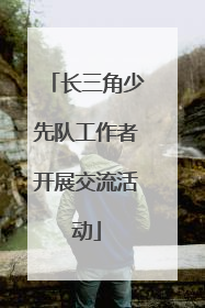 长三角少先队工作者开展交流活动