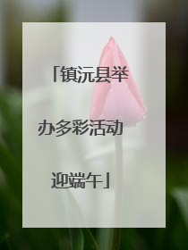 镇沅县举办多彩活动迎端午
