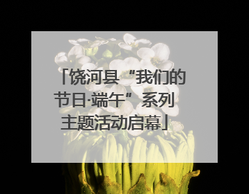 饶河县“我们的节日·端午”系列主题活动启幕