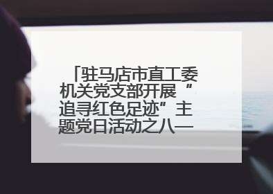 驻马店市直工委机关党支部开展“追寻红色足迹”主题党日活动之八——鏖战独树镇