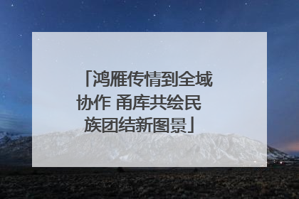 鸿雁传情到全域协作 甬库共绘民族团结新图景