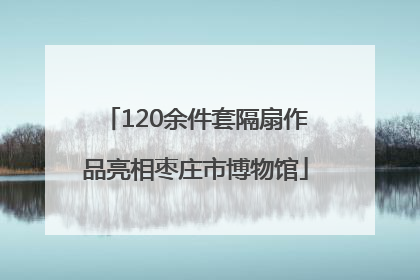 120余件套隔扇作品亮相枣庄市博物馆