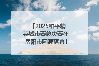 2025和平精英城市赛总决赛在岳阳市圆满落幕
