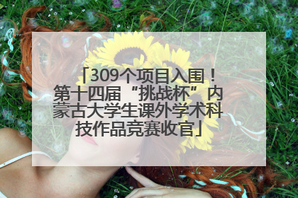 309个项目入围！第十四届“挑战杯”内蒙古大学生课外学术科技作品竞赛收官