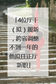 4位厅干（拟）履新，跨省调整不到一年的他拟任正厅新职